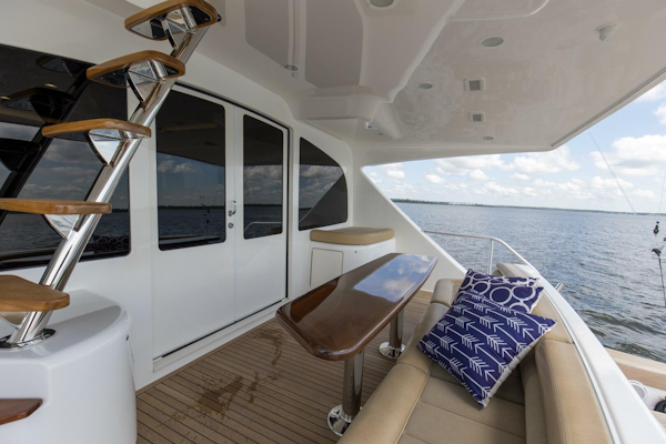 Viking-92 Enclosed Bridge 2016-Touché Orange Beach-Alabama-United States-2016 92 Viking Enclosed Bridge Touche Stern Deck (5)-5551870