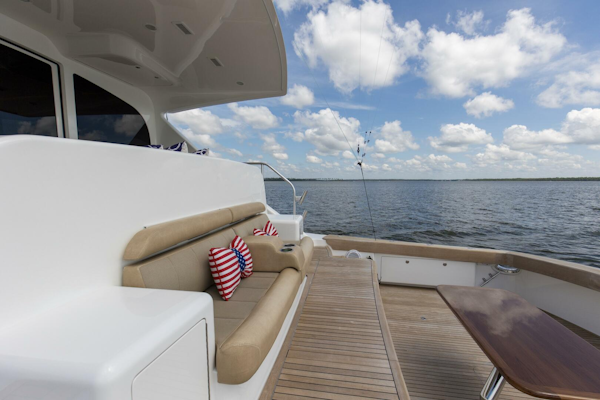 Viking-92 Enclosed Bridge 2016-Touché Orange Beach-Alabama-United States-2016 92 Viking Enclosed Bridge Touche Stern Deck (3)-5551868