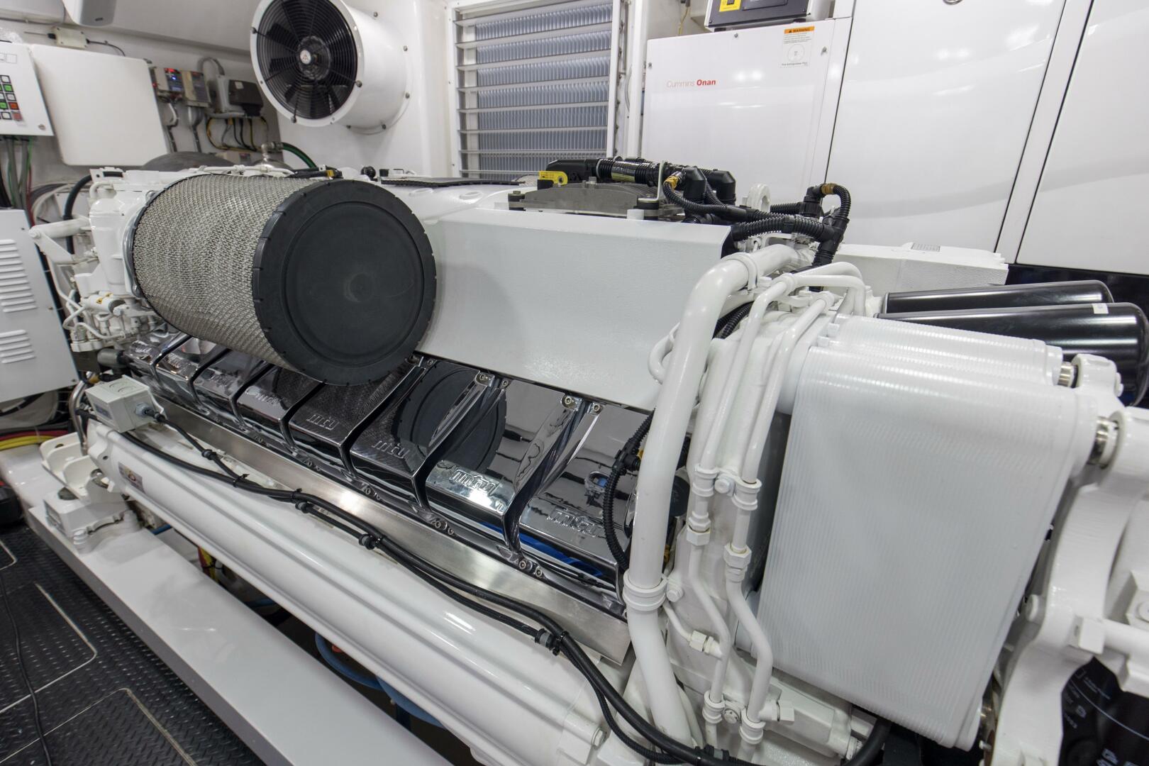 Viking-92 Enclosed Bridge 2016-Touché Orange Beach-Alabama-United States-2016 92 Viking Enclosed Bridge Touche Engine Room (5)-5551880 | Thumbnail