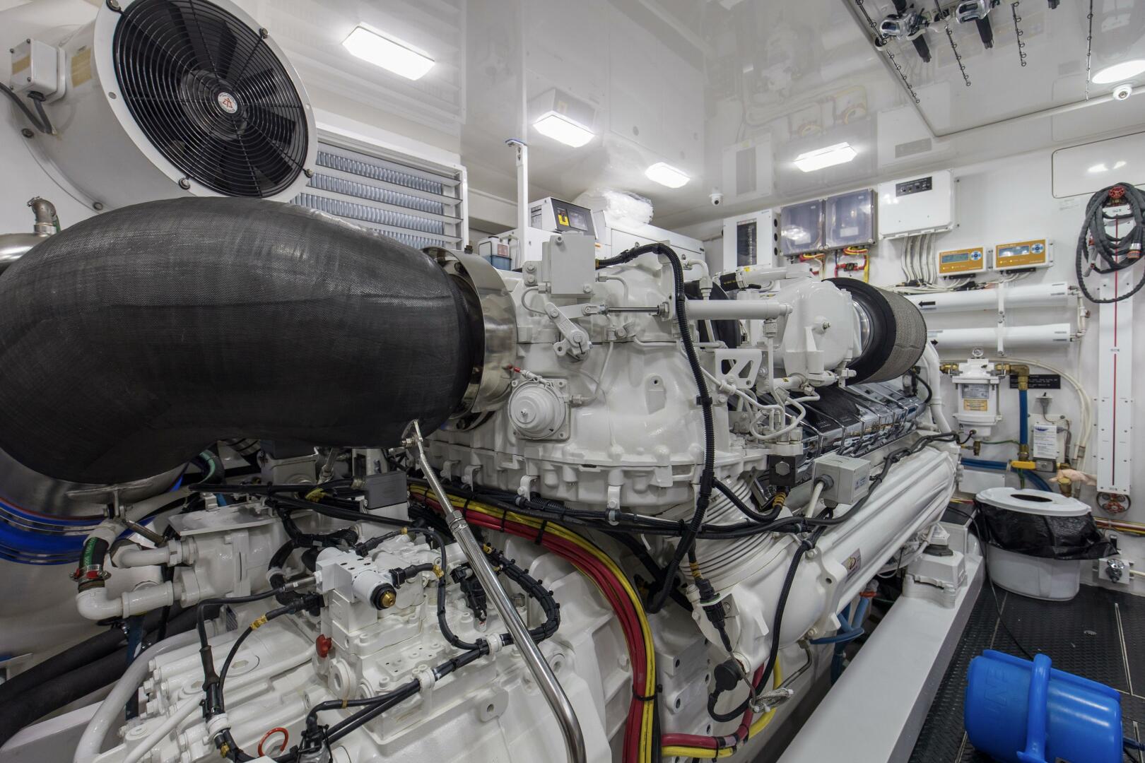 Viking-92 Enclosed Bridge 2016-Touché Orange Beach-Alabama-United States-2016 92 Viking Enclosed Bridge Touche Engine Room (1)-5551876 | Thumbnail