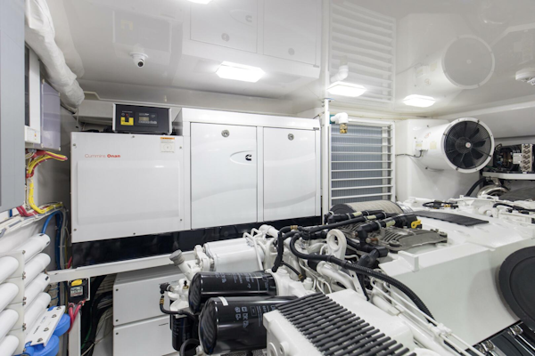 Viking-92 Enclosed Bridge 2016-Touché Orange Beach-Alabama-United States-2016 92 Viking Enclosed Bridge Touche Engine Room (4)-5551879