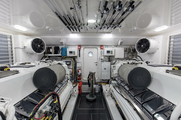 Viking-92 Enclosed Bridge 2016-Touché Orange Beach-Alabama-United States-2016 92 Viking Enclosed Bridge Touche Engine Room (10)-5551885