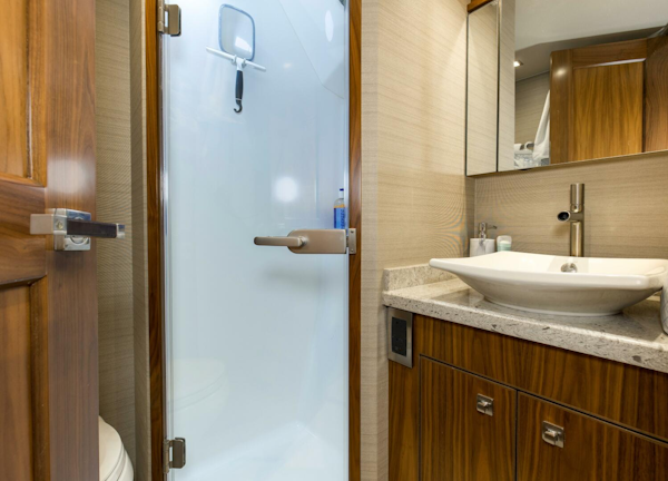 Viking-92 Enclosed Bridge 2016-Touché Orange Beach-Alabama-United States-2016 92 Viking Enclosed Bridge Touche Captains Stateroom Head-5551746