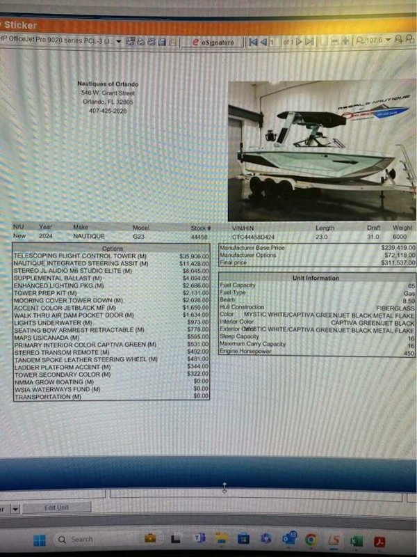 Nautique-Super Air G23 2024 -Maitland-Florida-United States-5596633