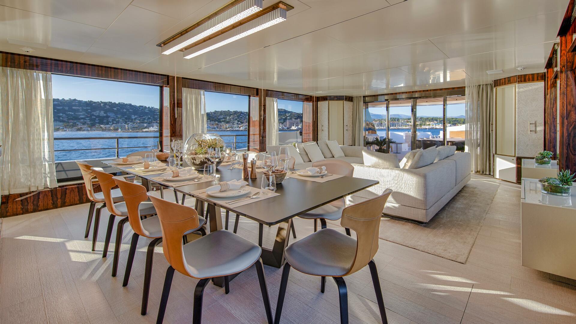 Canados-Expedition Yacht 2023-OCEANIC 143 West Palm Beach-Florida-United States-Dining Area-5593174 | Thumbnail