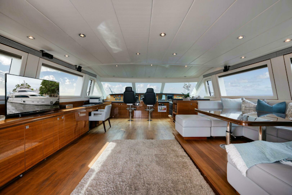 Horizon-P110 Tri-Deck 2012-IN THE ZONE Jupiter-Florida-United States-BRIDGE DECK SKYLOUNGE -5576018