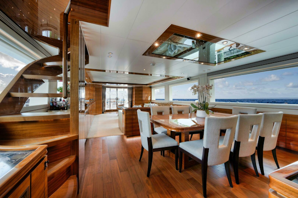 Horizon-P110 Tri-Deck 2012-IN THE ZONE Jupiter-Florida-United States-FORMAL DINING-5575997