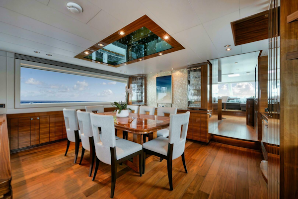 Horizon-P110 Tri-Deck 2012-IN THE ZONE Jupiter-Florida-United States-FORMAL DINING-5575995
