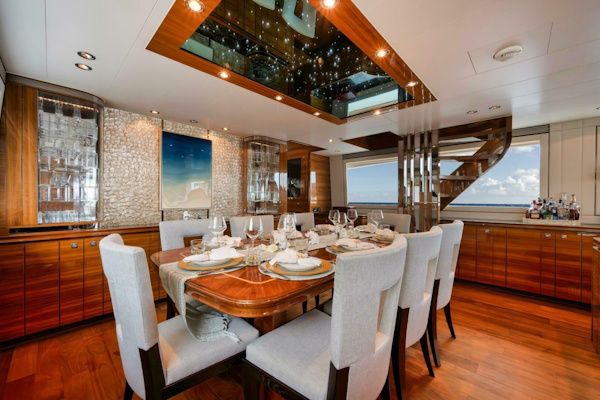 Horizon-P110 Tri-Deck 2012-IN THE ZONE Jupiter-Florida-United States-FORMAL DINING-5575996