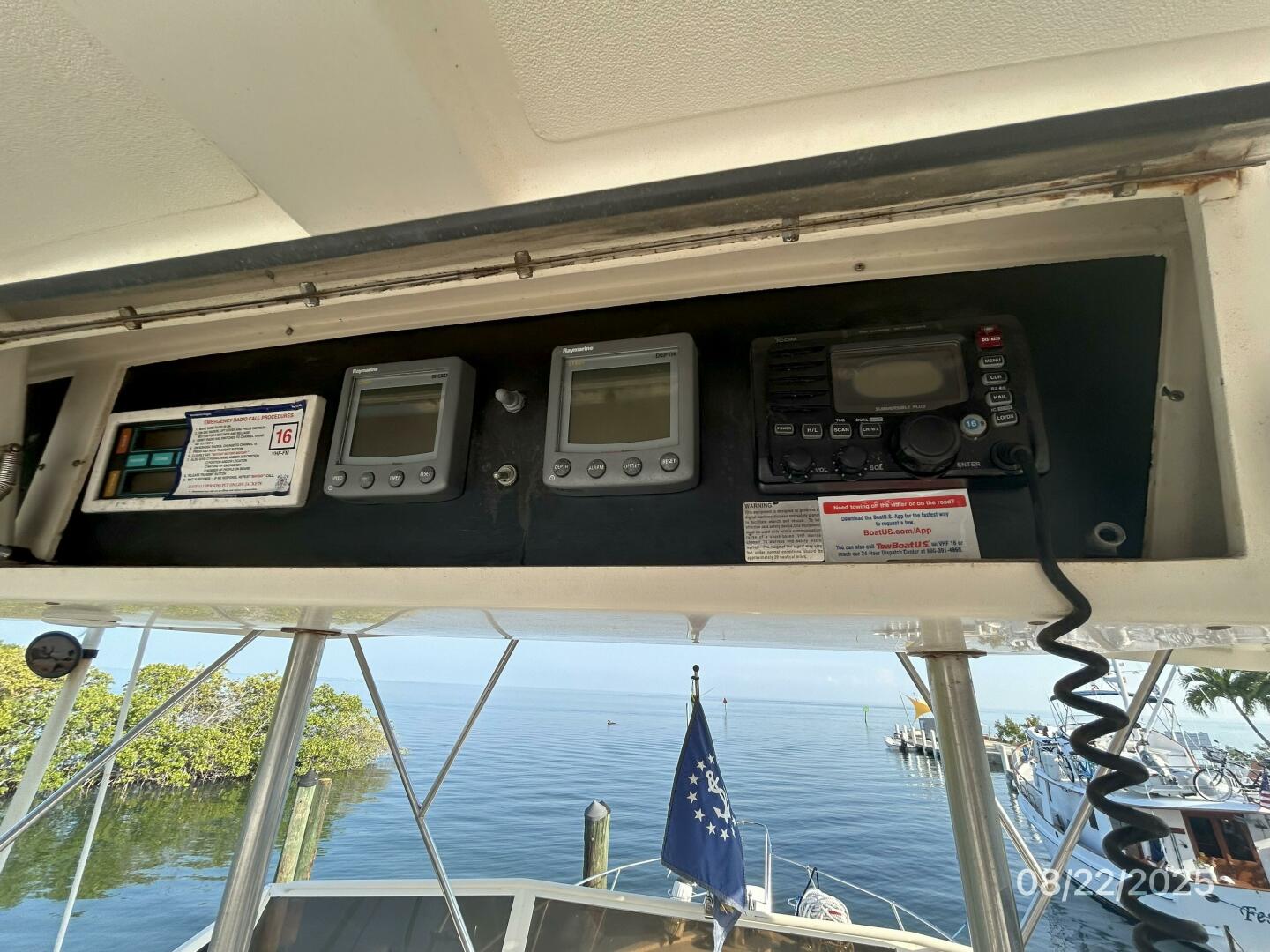 Viking-44 1984-No Regrets Marathon-Florida-United States-44 Viking flybridge overhead electronics1-5581855 | Thumbnail