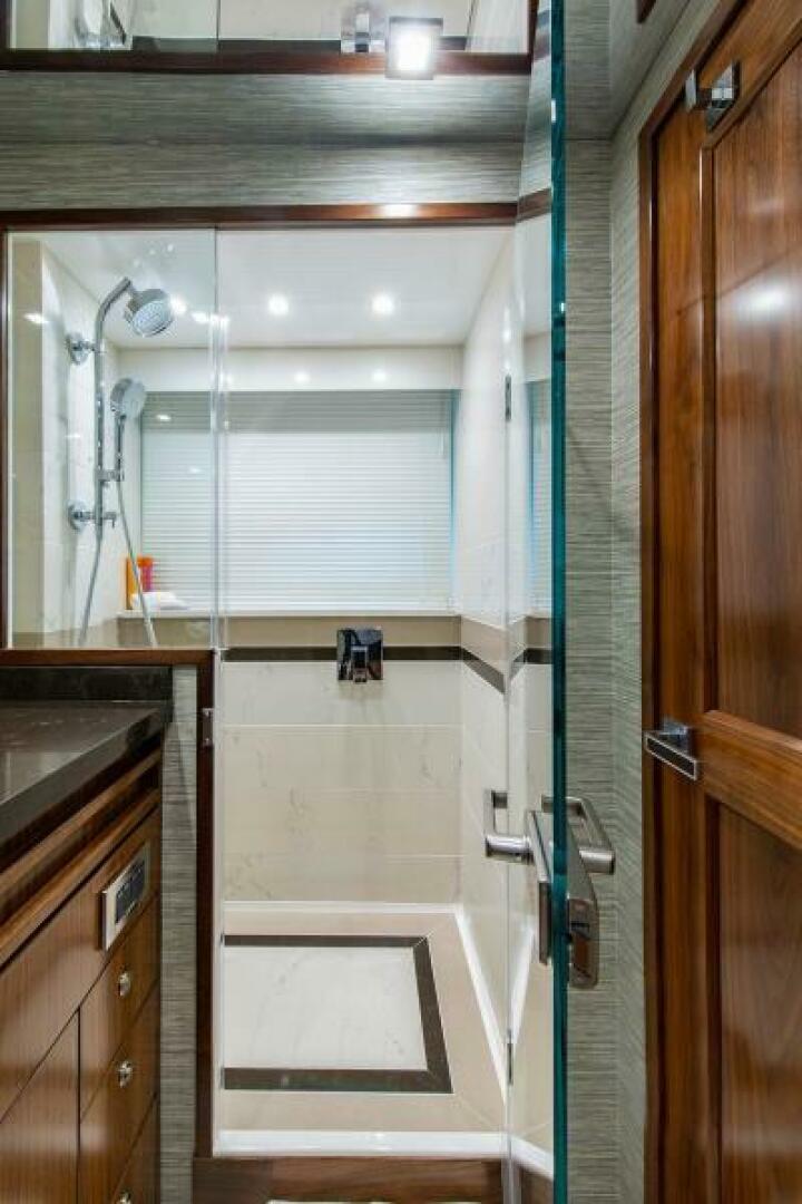 Viking-Enclosed Flybridge 2018-OBSESSION Stuart-Florida-United States-Master Shower-5587848 | Thumbnail
