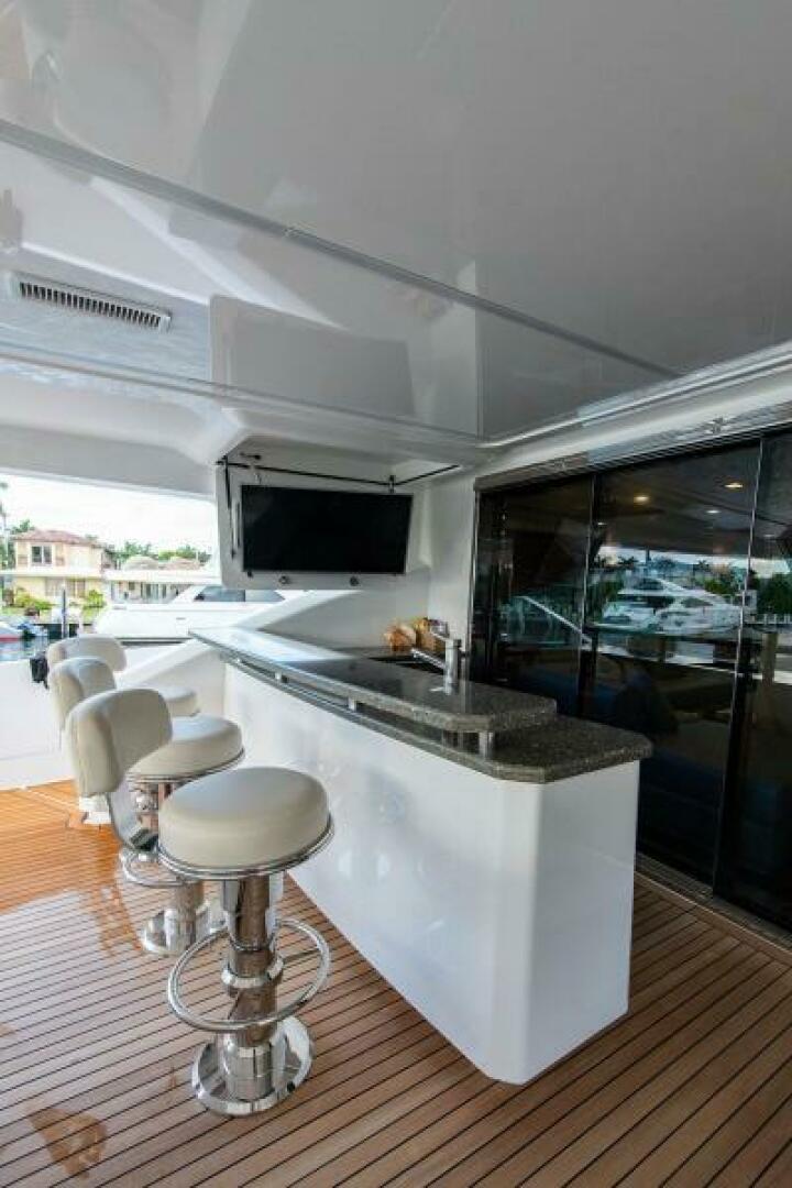 Viking-Enclosed Flybridge 2018-OBSESSION Stuart-Florida-United States-Aft Deck TV-5587890 | Thumbnail