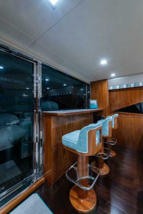 Viking-Enclosed Flybridge 2018-OBSESSION Stuart-Florida-United States-Skylounge Aft Bar-5587870