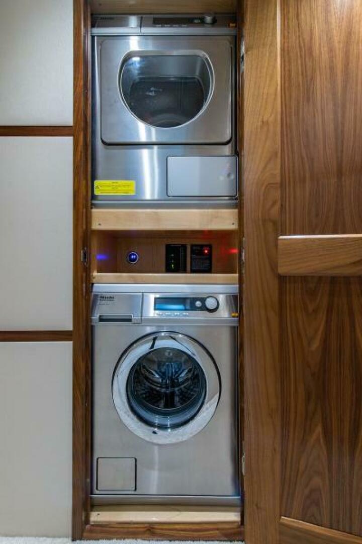Viking-Enclosed Flybridge 2018-OBSESSION Stuart-Florida-United States-Forward Companionway Laundry-5587849 | Thumbnail