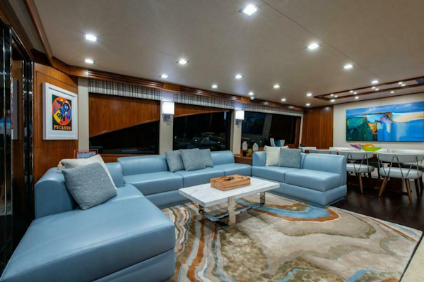 Viking-Enclosed Flybridge 2018-OBSESSION Stuart-Florida-United States-Salon Looking To Port-5587825