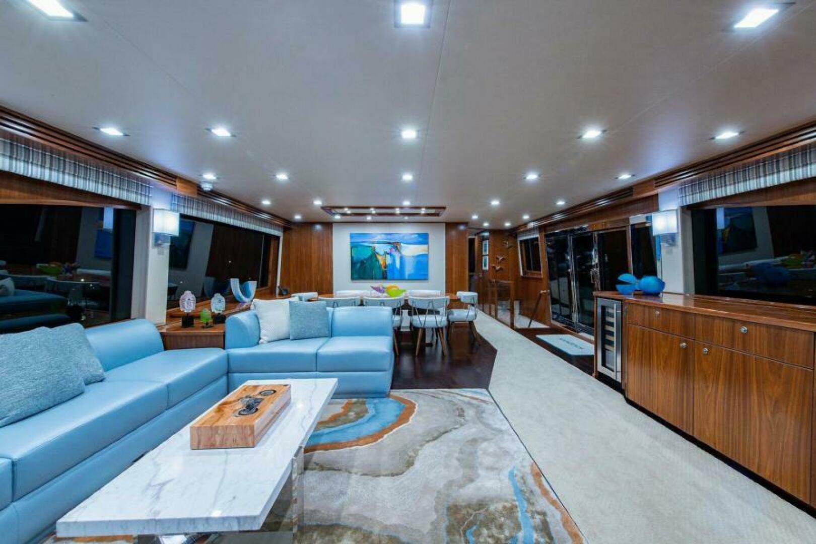 Viking-Enclosed Flybridge 2018-OBSESSION Stuart-Florida-United States-Salon Looking Forward-5587824 | Thumbnail