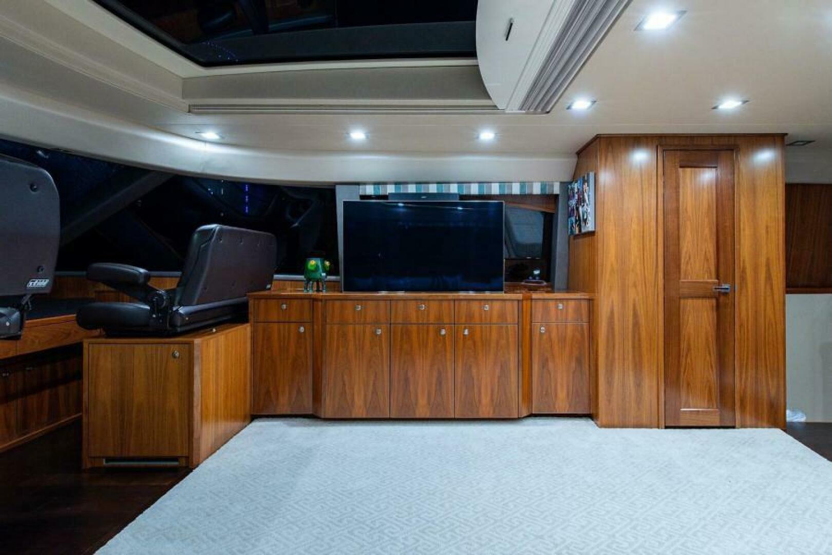 Viking-Enclosed Flybridge 2018-OBSESSION Stuart-Florida-United States-Skylounge Looking Stbd. -5587865 | Thumbnail