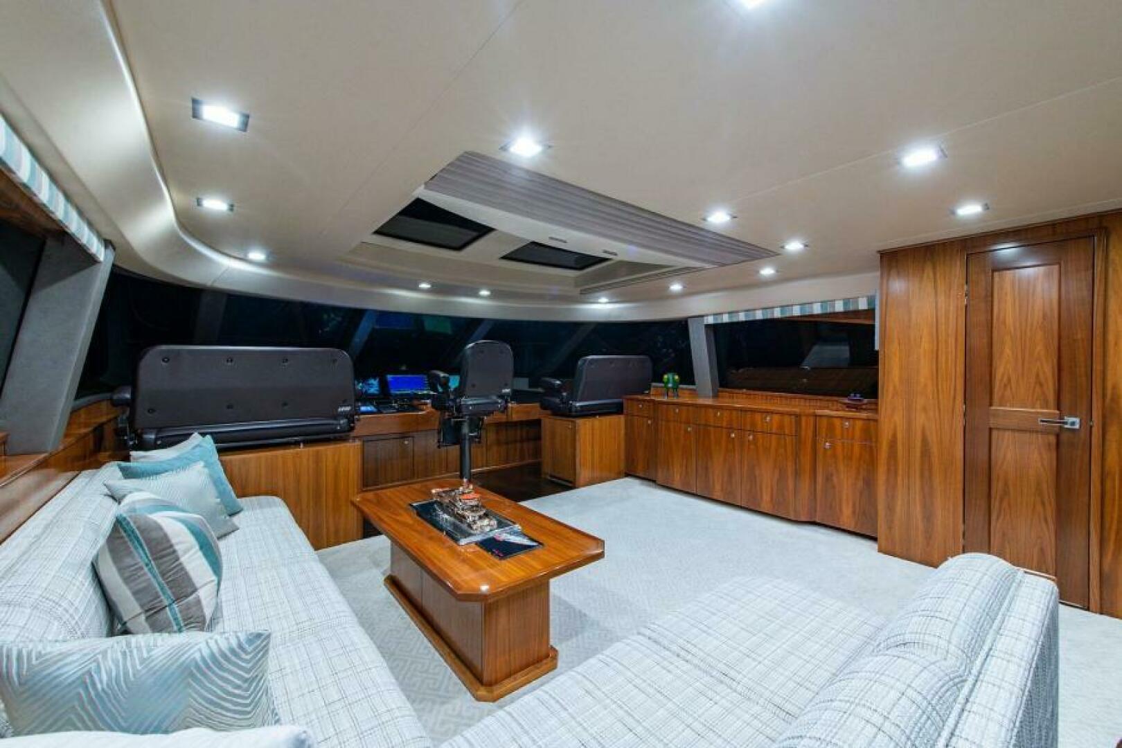 Viking-Enclosed Flybridge 2018-OBSESSION Stuart-Florida-United States-Skylounge Looking Forward-5587866 | Thumbnail