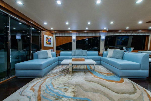 Viking-Enclosed Flybridge 2018-OBSESSION Stuart-Florida-United States-Salon Looking To Port-5587826