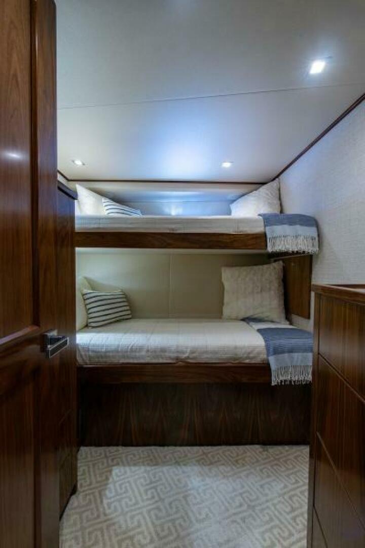 Viking-Enclosed Flybridge 2018-OBSESSION Stuart-Florida-United States-Forward Guest Cabin-5587854 | Thumbnail