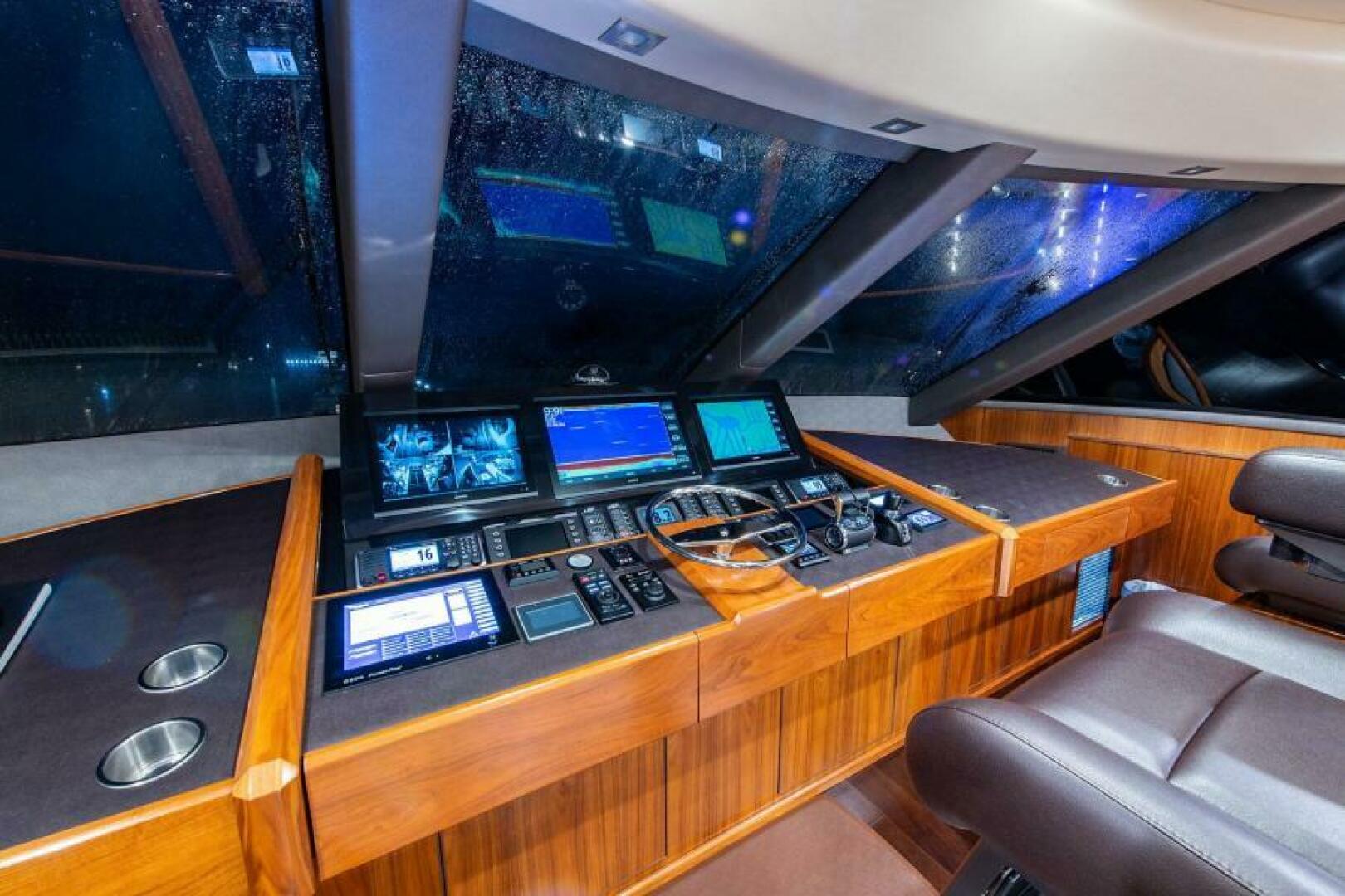 Viking-Enclosed Flybridge 2018-OBSESSION Stuart-Florida-United States-Helm To Port-5587873 | Thumbnail