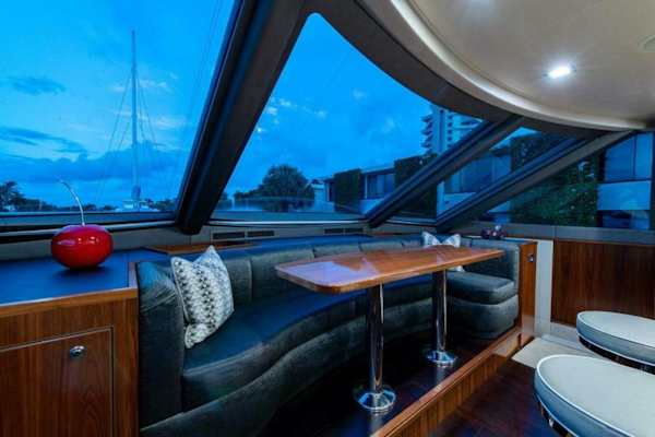 Viking-Enclosed Flybridge 2018-OBSESSION Stuart-Florida-United States-Country Kitchen Seating-5587839