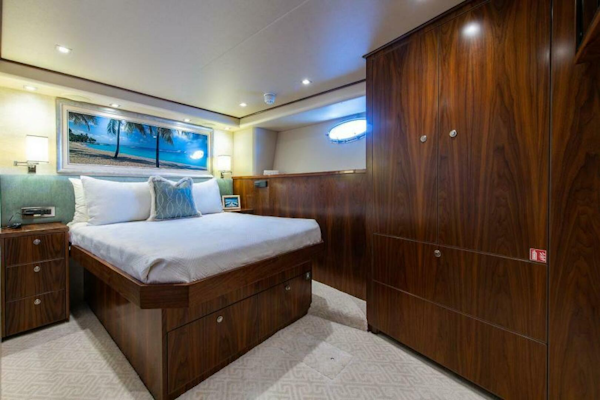 Viking-Enclosed Flybridge 2018-OBSESSION Stuart-Florida-United States-Port Guest Cabin Looking Aft-5587860