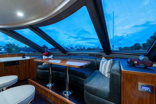Viking-Enclosed Flybridge 2018-OBSESSION Stuart-Florida-United States-Country Kitchen Seating-5587838