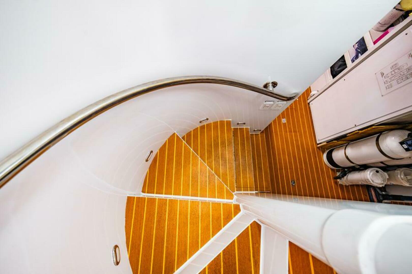 Hatteras-Flybridge Motor Yacht 1995-LONE STAR Ft. Lauderdale-Florida-United States-Engine Room Entrance from Aft Deck   -5588735 | Thumbnail