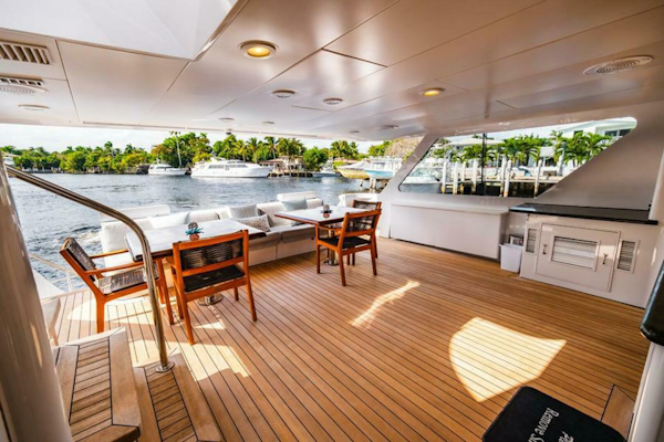 Hatteras-Flybridge Motor Yacht 1995-LONE STAR Ft. Lauderdale-Florida-United States-Aft Deck-5588712