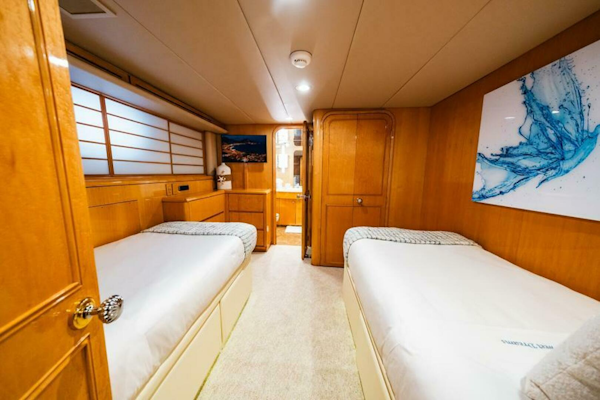 Hatteras-Flybridge Motor Yacht 1995-LONE STAR Ft. Lauderdale-Florida-United States-Port Fwd Cabin-5588680