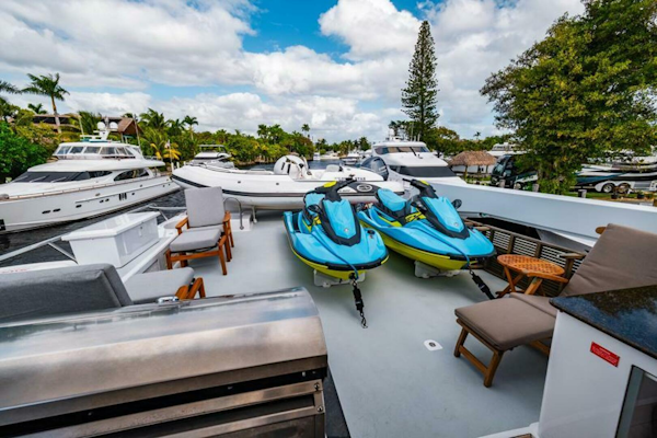Hatteras-Flybridge Motor Yacht 1995-LONE STAR Ft. Lauderdale-Florida-United States-Boat Deck-5588723