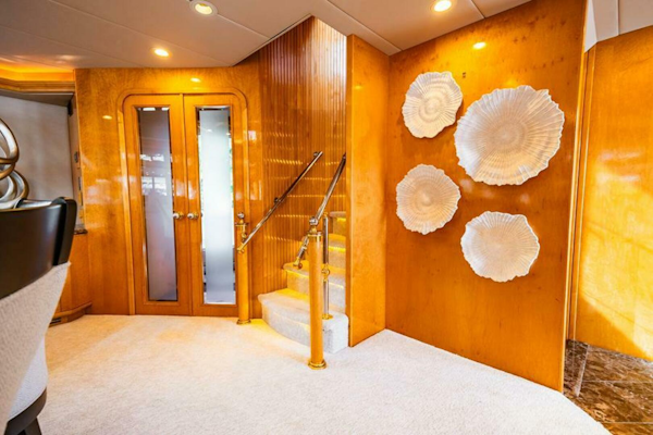 Hatteras-Flybridge Motor Yacht 1995-LONE STAR Ft. Lauderdale-Florida-United States-Dining Area-5588651