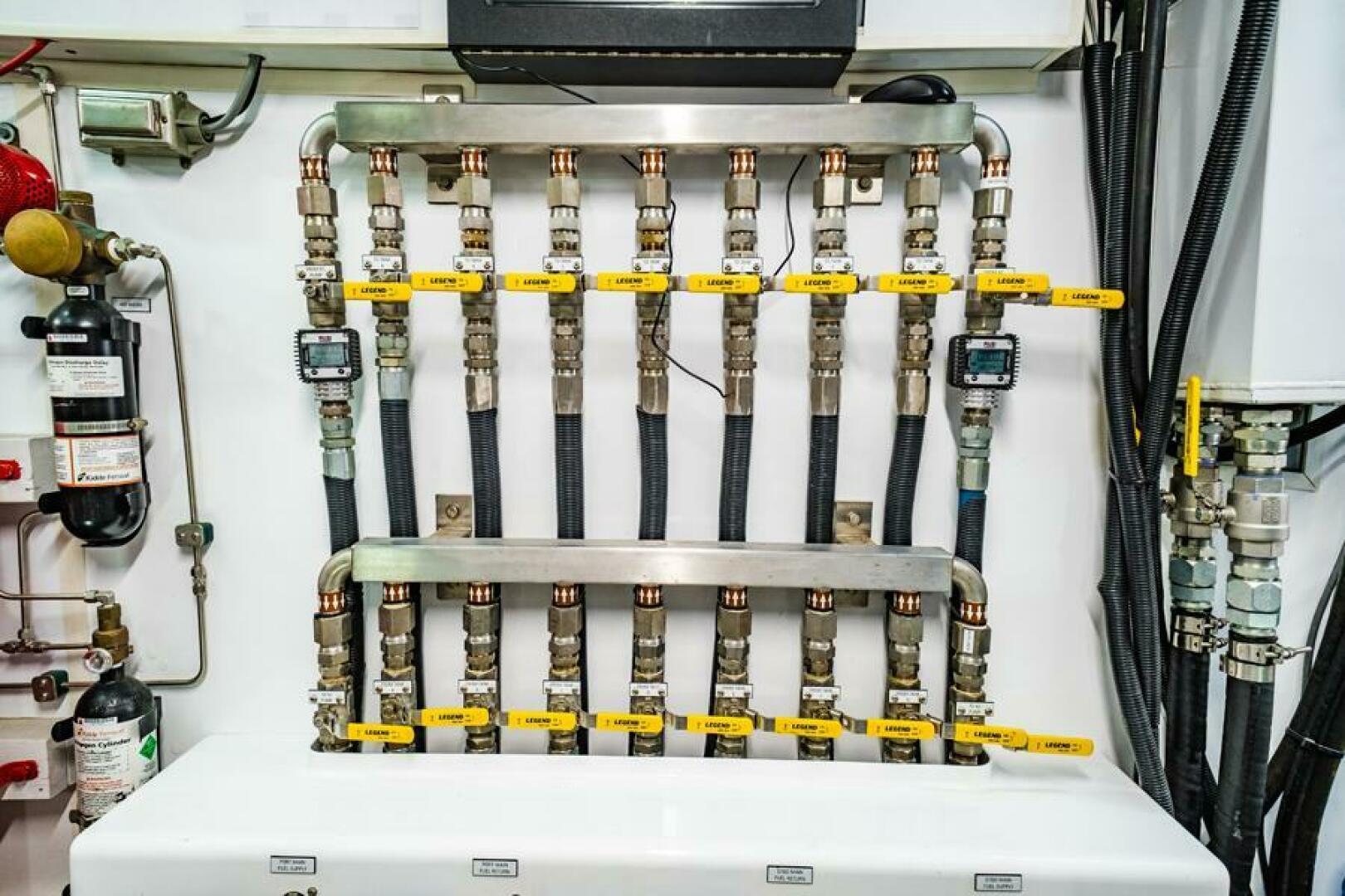 Hatteras-Flybridge Motor Yacht 1995-LONE STAR Ft. Lauderdale-Florida-United States-New Fuel Management Valves-5588742 | Thumbnail