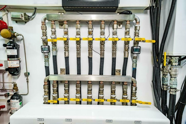 Hatteras-Flybridge Motor Yacht 1995-LONE STAR Ft. Lauderdale-Florida-United States-New Fuel Management Valves-5588742