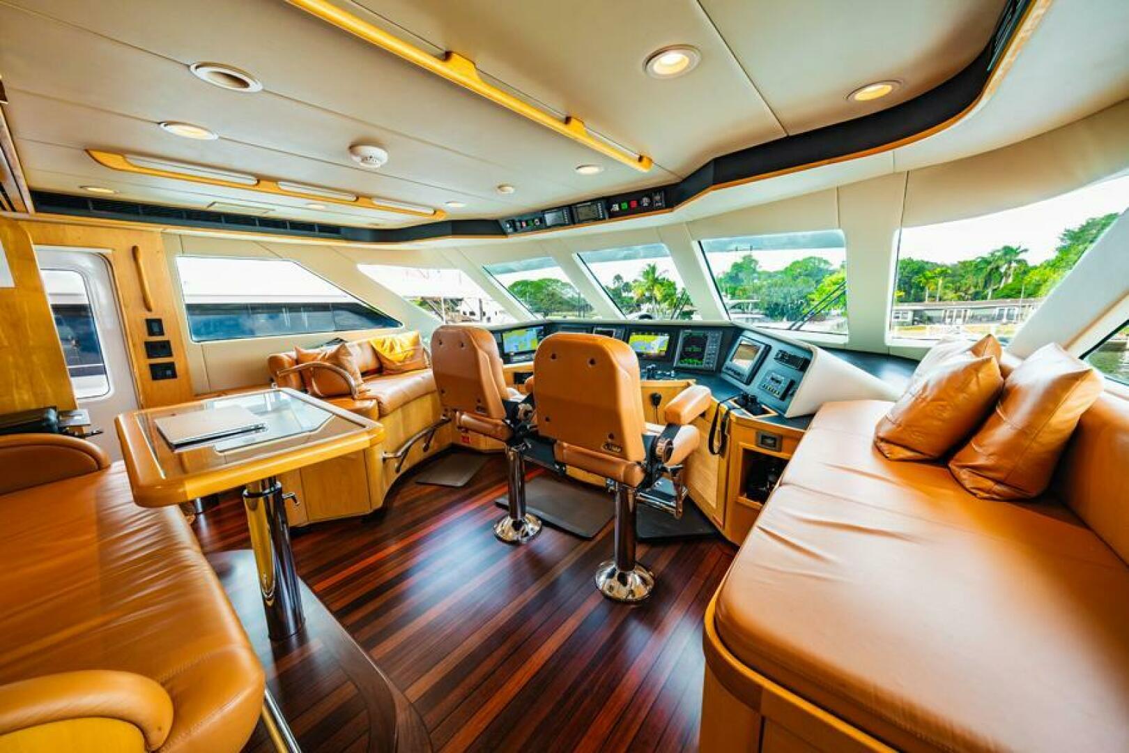 Hatteras-Flybridge Motor Yacht 1995-LONE STAR Ft. Lauderdale-Florida-United States-Pilothouse-5588689 | Thumbnail