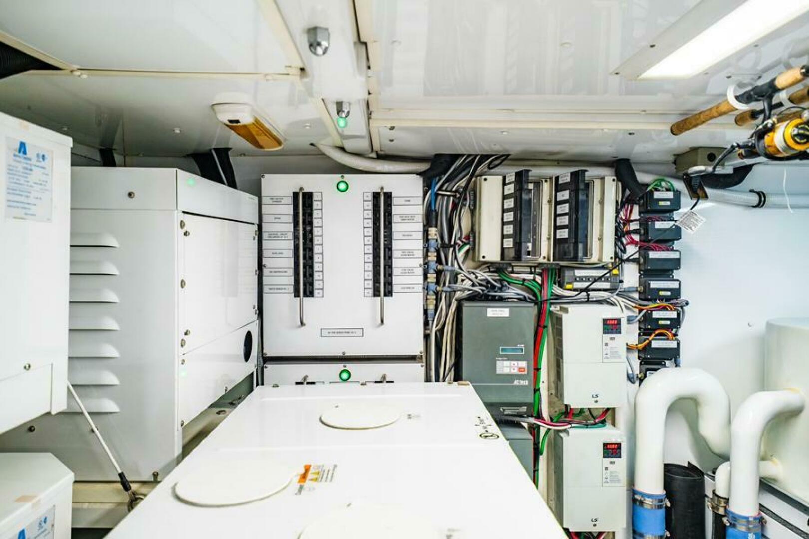 Hatteras-Flybridge Motor Yacht 1995-LONE STAR Ft. Lauderdale-Florida-United States-Breaker Panel-5588745 | Thumbnail