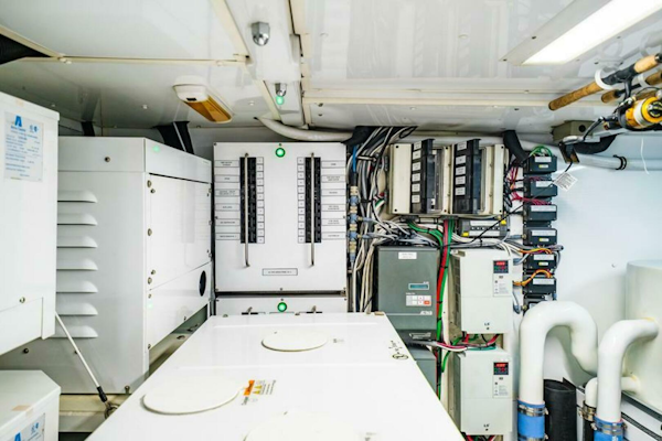 Hatteras-Flybridge Motor Yacht 1995-LONE STAR Ft. Lauderdale-Florida-United States-Breaker Panel-5588745