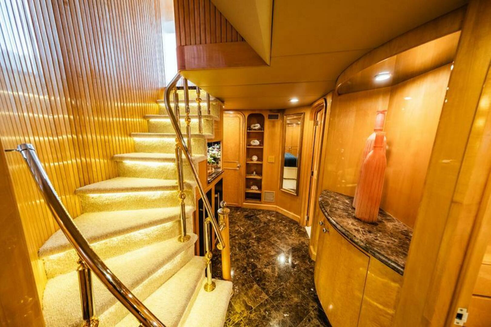 Hatteras-Flybridge Motor Yacht 1995-LONE STAR Ft. Lauderdale-Florida-United States-Accommodation Foyer-5588665 | Thumbnail