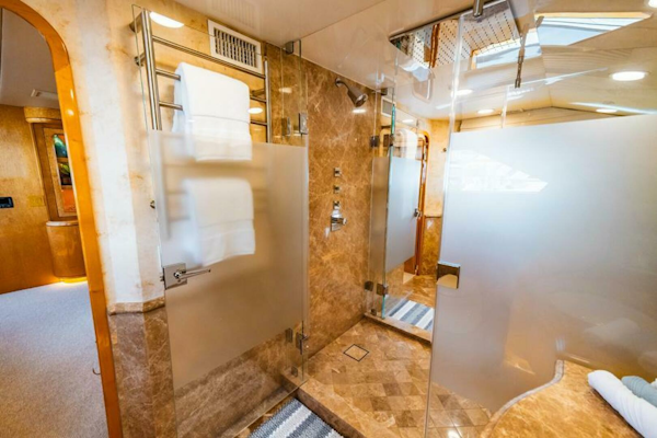 Hatteras-Flybridge Motor Yacht 1995-LONE STAR Ft. Lauderdale-Florida-United States-Shower-5588660