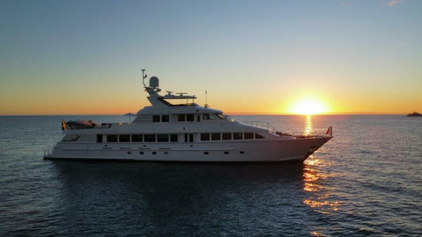 Hatteras-Flybridge Motor Yacht 1995-LONE STAR Ft. Lauderdale-Florida-United States-Sunset    -5588751