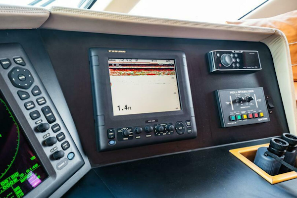 Hatteras-Flybridge Motor Yacht 1995-LONE STAR Ft. Lauderdale-Florida-United States-Helm-5588694