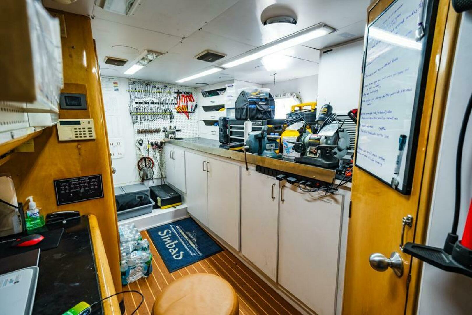 Hatteras-Flybridge Motor Yacht 1995-LONE STAR Ft. Lauderdale-Florida-United States-Workshop with Head-5588747 | Thumbnail