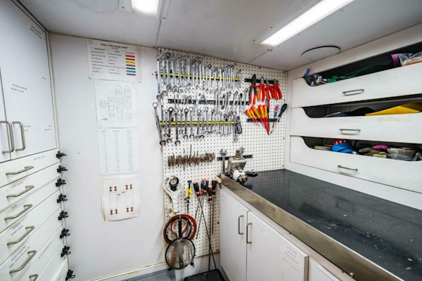 Hatteras-Flybridge Motor Yacht 1995-LONE STAR Ft. Lauderdale-Florida-United States-Workshop-5588748