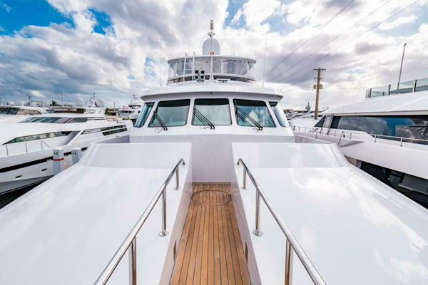 Hatteras-Flybridge Motor Yacht 1995-LONE STAR Ft. Lauderdale-Florida-United States-Portuguese Bridge-5588717