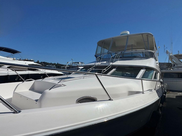 Sea Ray-440 Express Bridge 1994-PEARL Seattle-Washington-United States-16 Port Bow-5620042