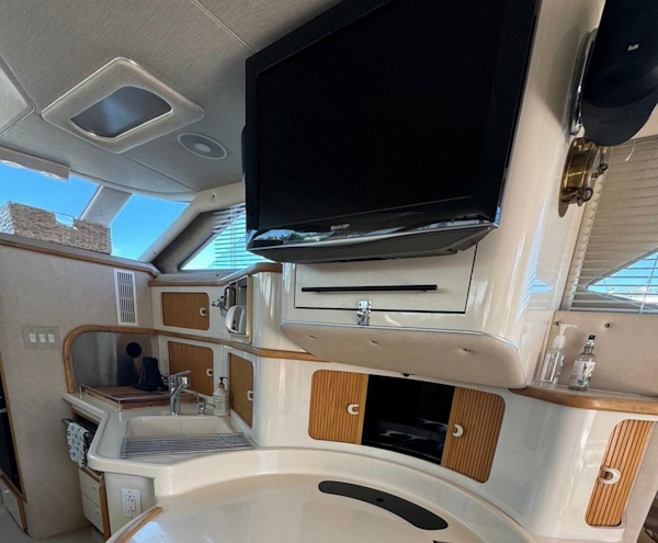 Sea Ray-440 Express Bridge 1994-PEARL Seattle-Washington-United States-5a Main Salon Galley -5620022