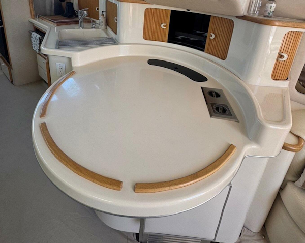 Sea Ray-440 Express Bridge 1994-PEARL Seattle-Washington-United States-5b Main Salon Galley-5620024
