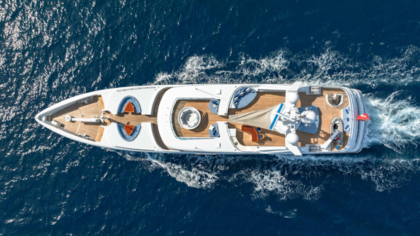 Timmerman-Custom Tri-Deck 2009-LATITUDE Viareggio-Italy-Overhead Underway-5758153