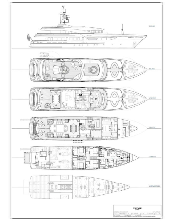 Timmerman-Custom Tri-Deck 2009-LATITUDE Viareggio-Italy-GA Layout-5758266